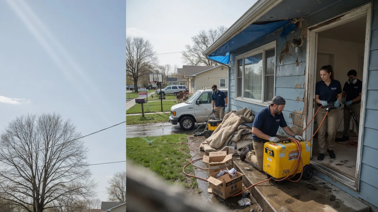 Basement Flood Cleanup in New Waterford, OH near me